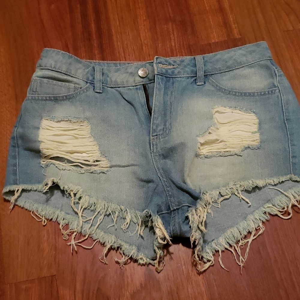 Distressed Daisy Duke Shorts